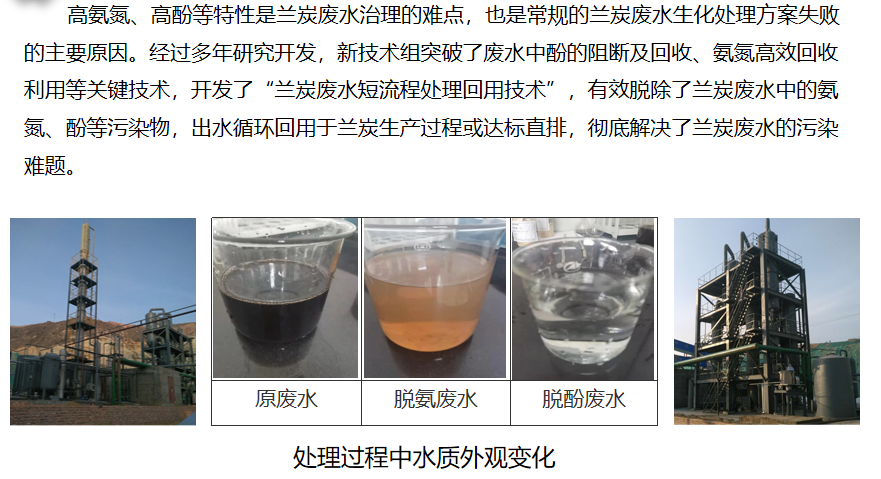 兰炭废水